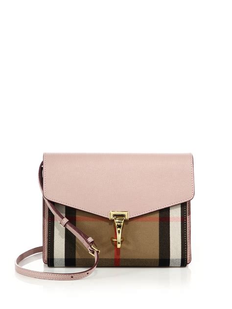 burberry bag check canvas crossbody small